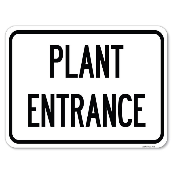 Safety Sign, 18 in Height, Aluminum, 22792